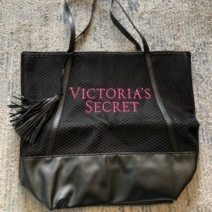 Victoria’s Secret Black Mesh Bag